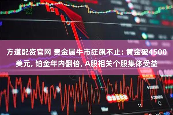 方道配资官网 贵金属牛市狂飙不止: 黄金破4500美元, 铂金年内翻倍, A股相关个股集体受益