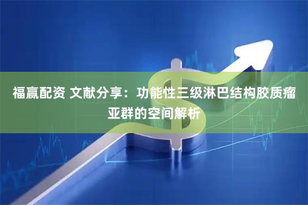 福赢配资 文献分享：功能性三级淋巴结构胶质瘤亚群的空间解析
